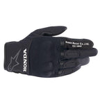 Alpinestars Honda Copper Motorcycle Short Textile Gloves (Black)