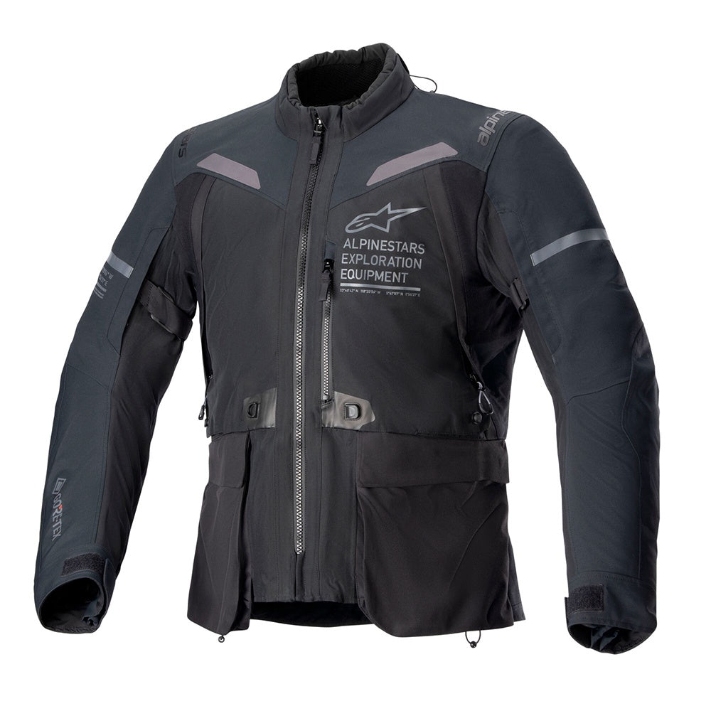Alpinestars ST-7 2L Gore-Tex Laminate Motorcycle Touring | Adventure Jacket (Black/Dark Grey)