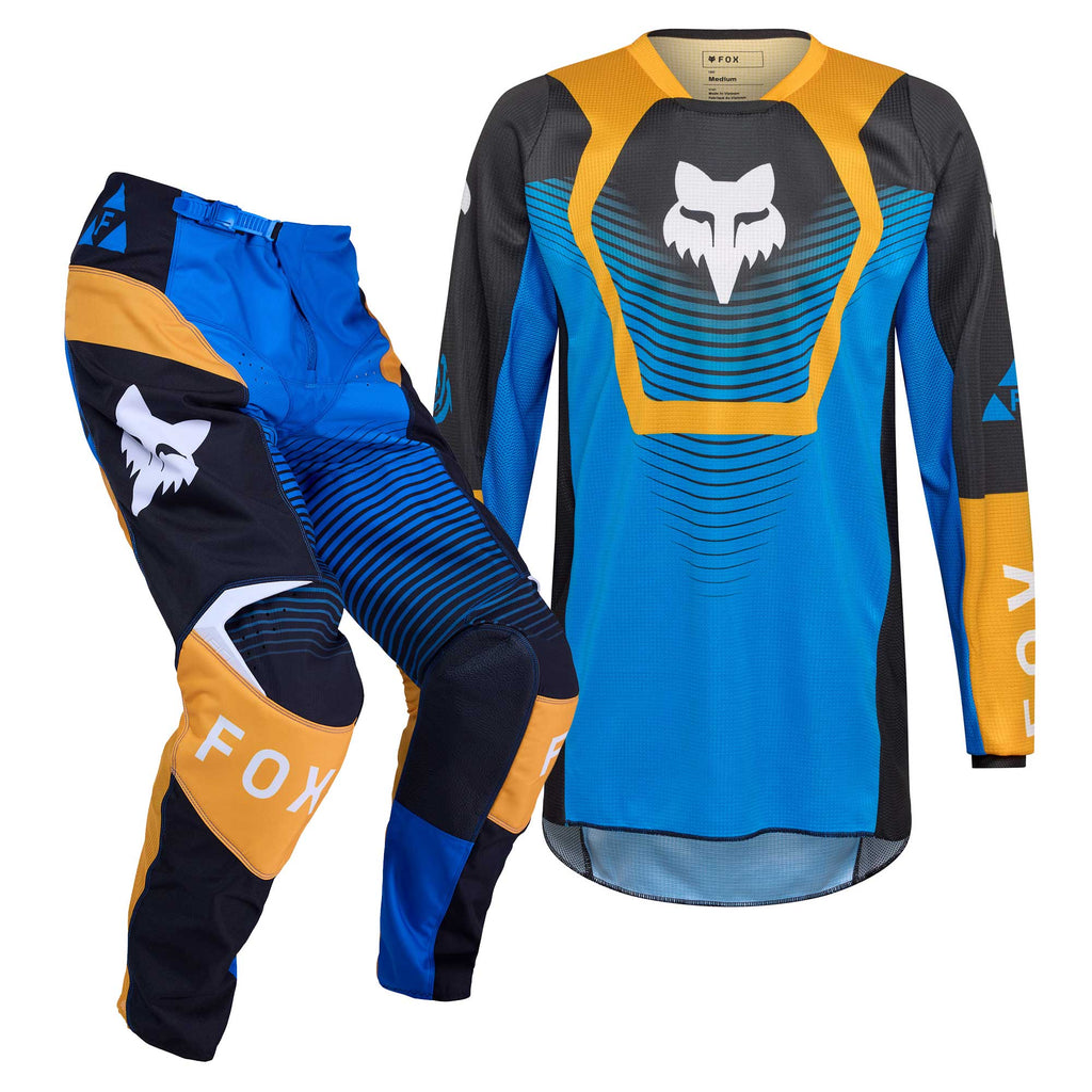 FOX Racing 180 COLLECT MX Gear Set (Blue/Tangerine/Black)
