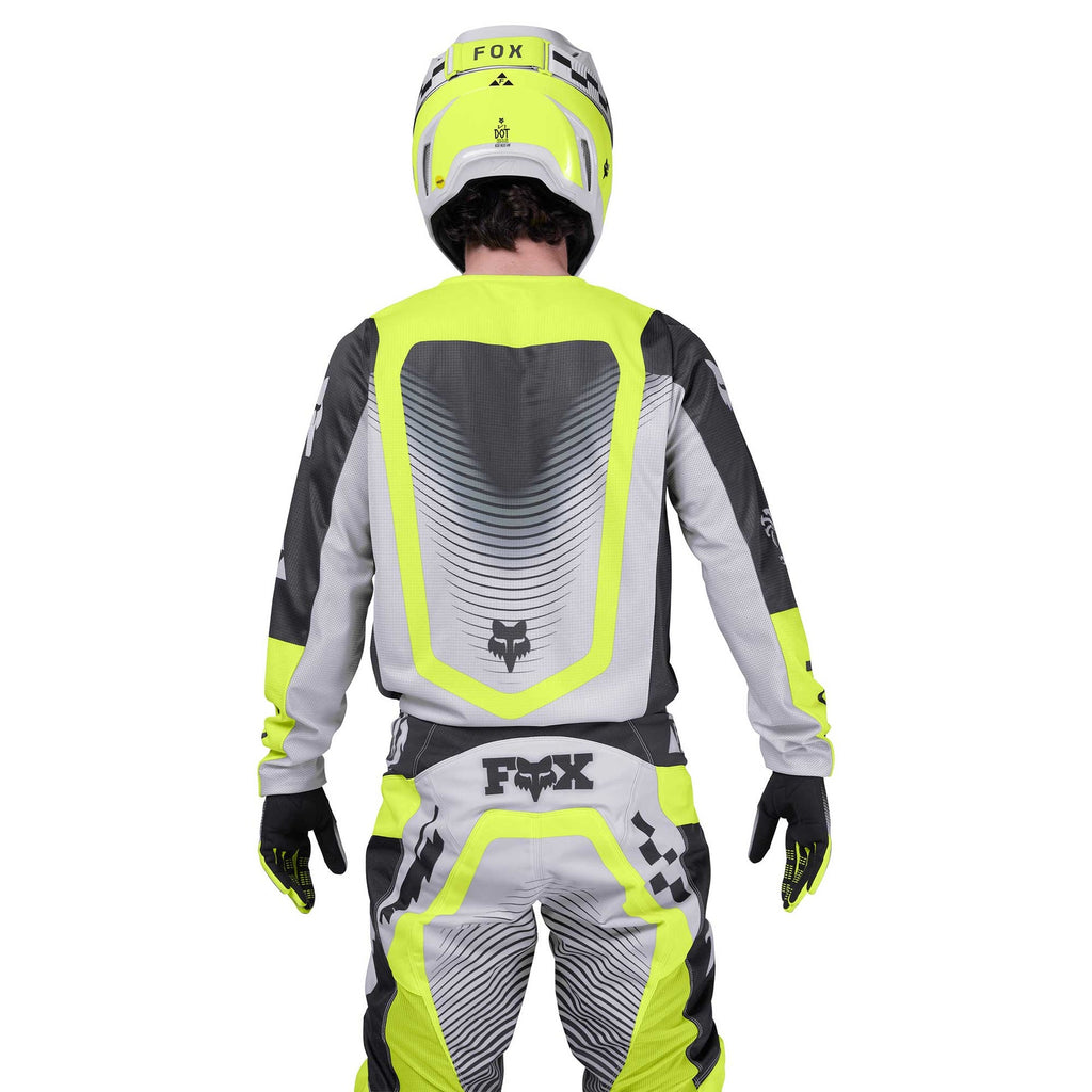 FOX Racing 180 COLLECT MX Jersey (Grey/Fluo Yellow/Black)
