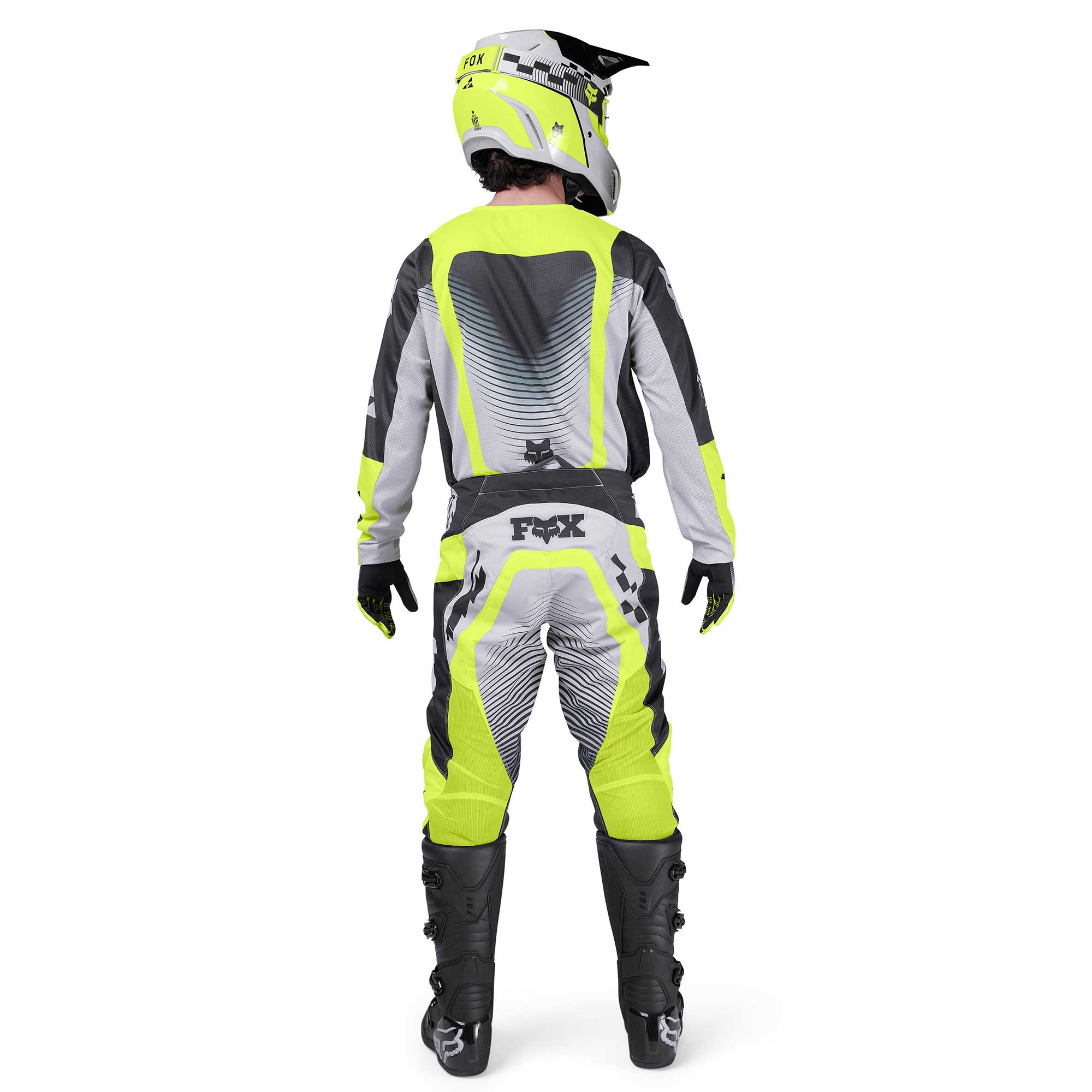 FOX 180 COLLECT MX Gear Set (Grey/Fluo Yellow/Black)