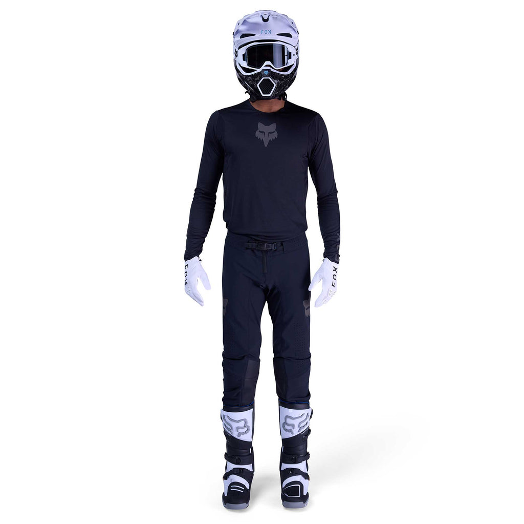 FOX Racing MX | SX FLEXAIR BLACKOUT MX Jersey & Pant Kit Deal (Black)