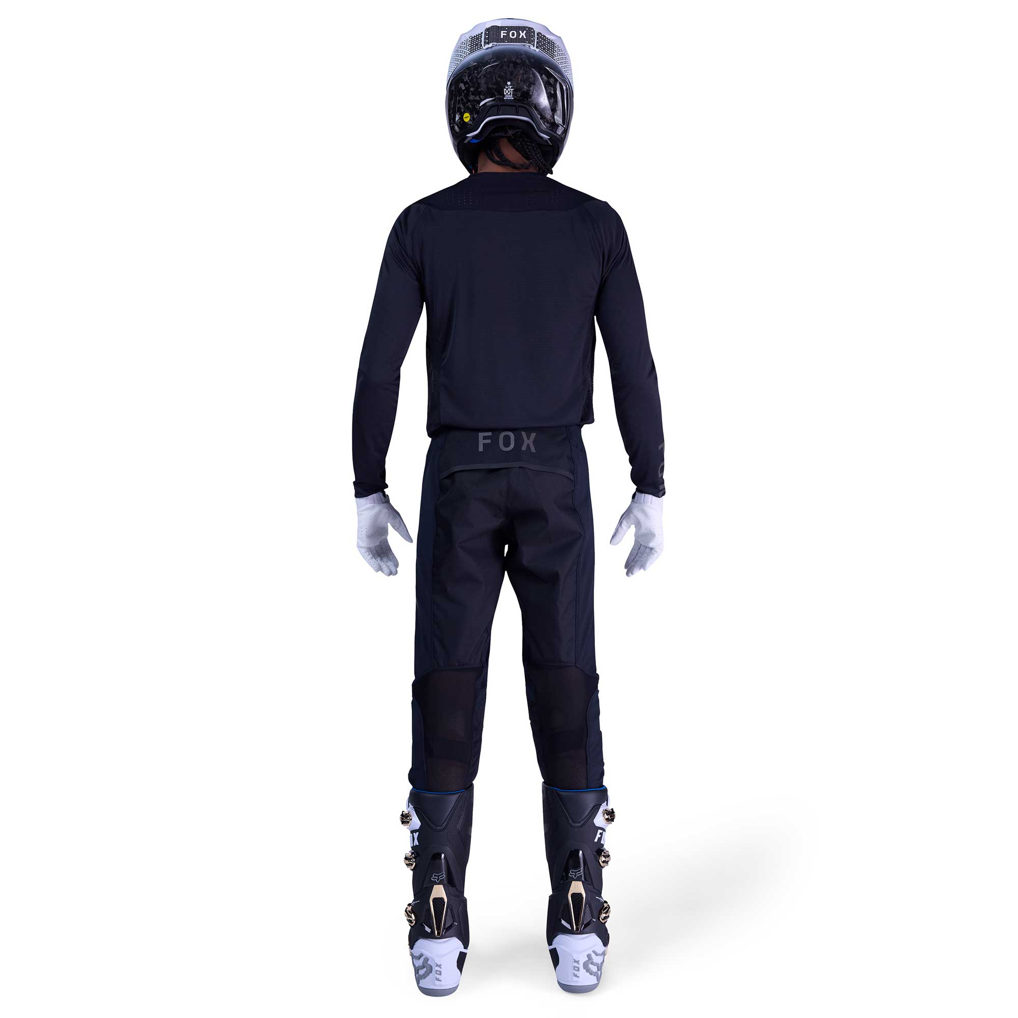 FOX Racing MX | SX FLEXAIR BLACKOUT MX Jersey & Pant Kit Deal (Black)