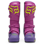 FOX Racing INSTINCT 2.0 Motocross Boots (Purple Lava/Yellow Fluo)