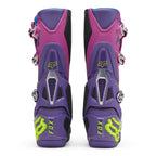 FOX Racing INSTINCT 2.0 Motocross Boots (Purple Lava/Yellow Fluo)