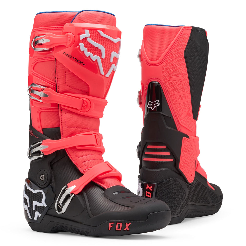 FOX Racing MOTION 2.0 Motocross Boots (Neon Pink/Black)