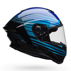 BELL Racestar DLX DASH Race | Road Helmet *Pro Tint Visor Inc* (Carbon/Black/Blue)