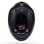 BELL Racestar DLX DASH Race | Road Helmet *Pro Tint Visor Inc* (Carbon/Black/Blue)