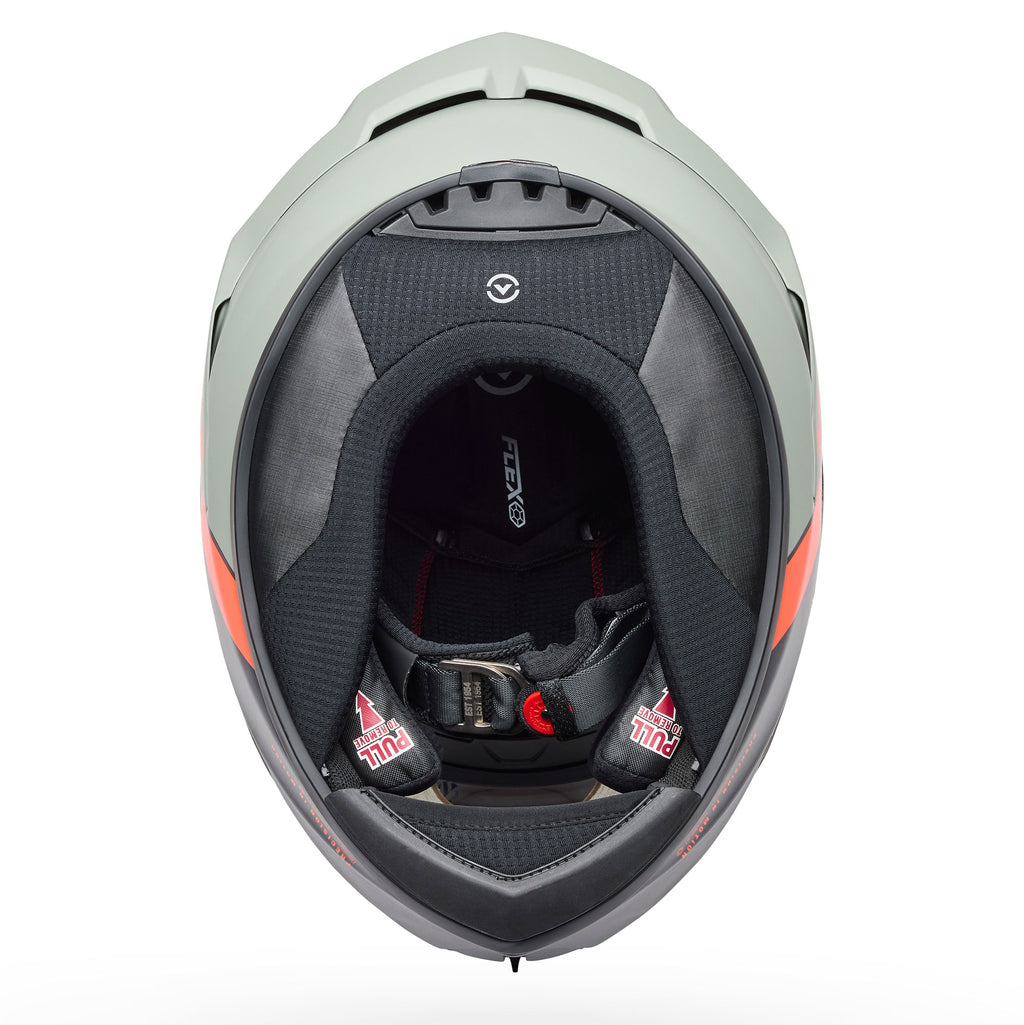 BELL Racestar DLX FLEX Strike Race | Road Helmet *Pro Tint Visor Inc* (Carbon/Grey/Orange)