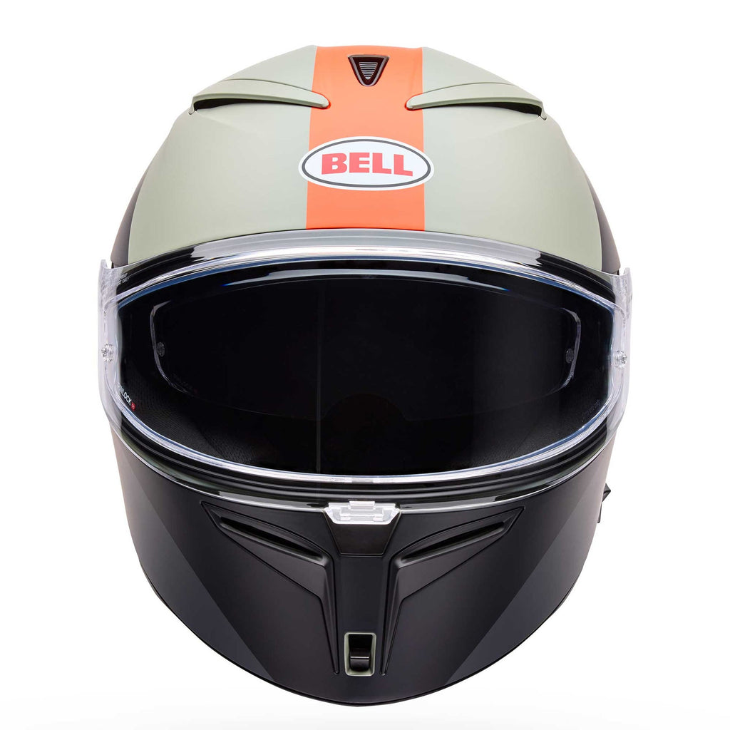 Bell Lithium MIPS BASH Motorcycle Helmet (Matt Grey/Olive/Orange)