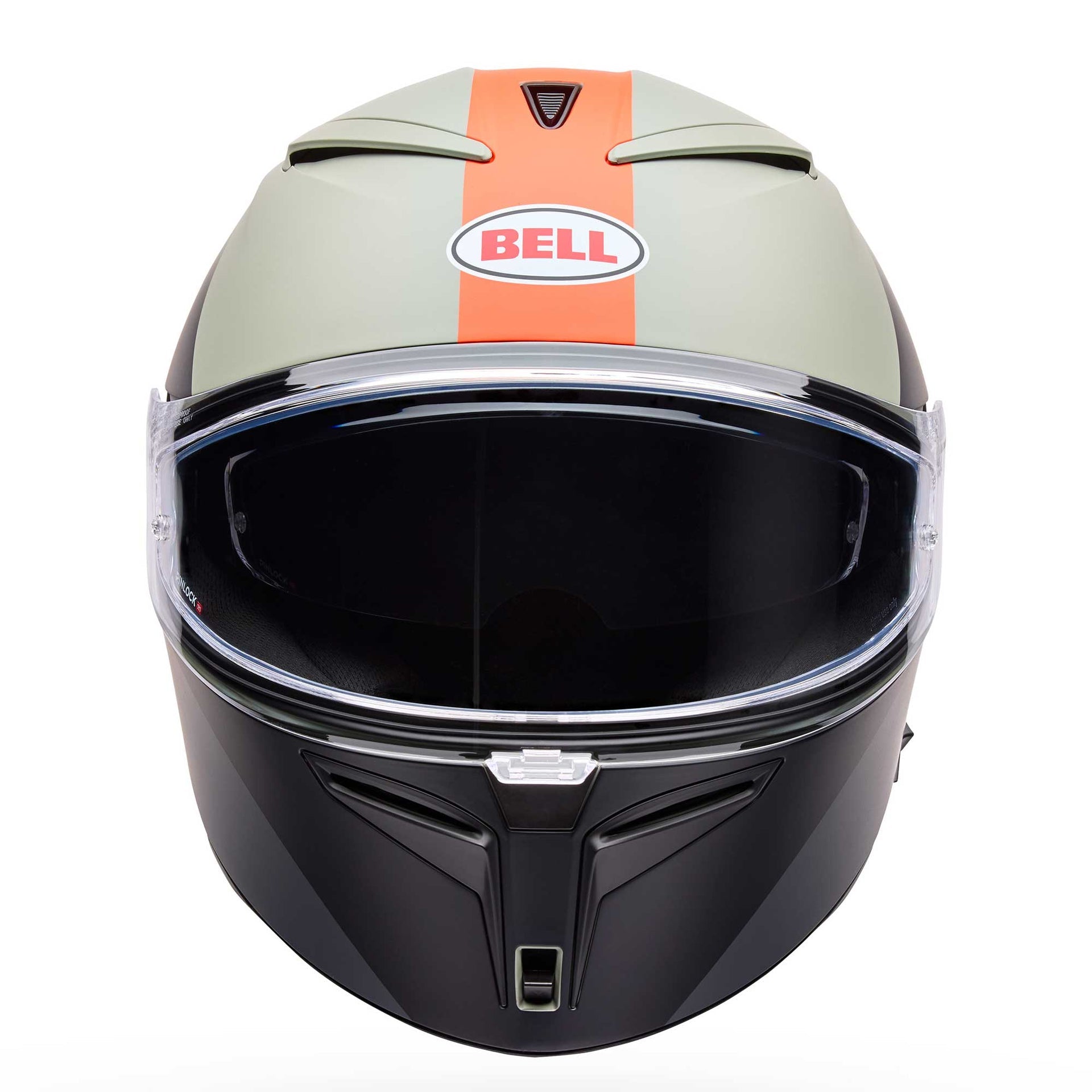 Bell Lithium MIPS BASH Motorcycle Helmet (Matt Grey/Olive/Orange)