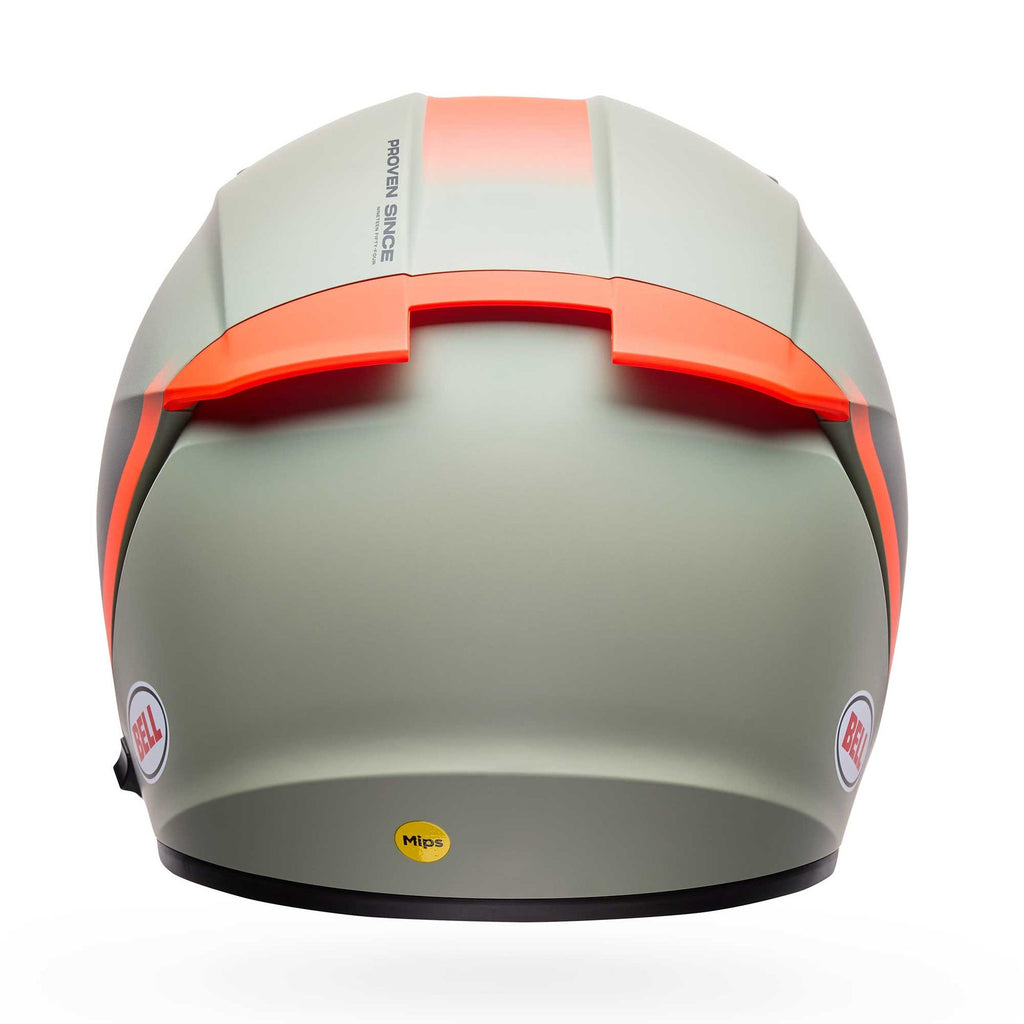 Bell Lithium MIPS BASH Motorcycle Helmet (Matt Grey/Olive/Orange)