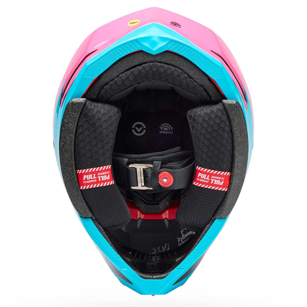 Bell Moto-10 SPHERICAL MX | Enduro Helmet FLUID (Blue/Pink/Carbon)