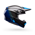 BELL Moto-10 SPHERICAL STRIKE MX | Enduro Helmet (Carbon/Blue)