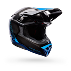 BELL Moto-10 SPHERICAL STRIKE MX | Enduro Helmet (Carbon/Blue)