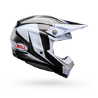 BELL Moto-10 SPHERICAL GRID MX | Enduro Helmet (Carbon/White/Black/Grey)