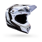 BELL Moto-10 SPHERICAL GRID MX | Enduro Helmet (Carbon/White/Black/Grey)