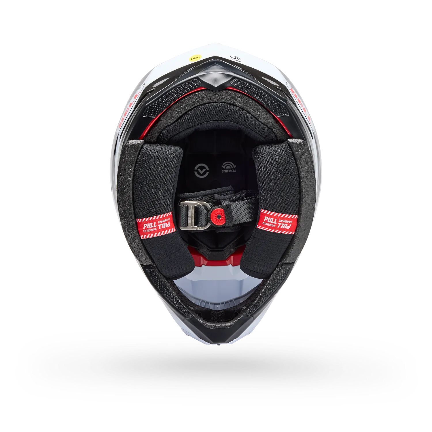 BELL Moto-10 SPHERICAL GRID MX | Enduro Helmet (Carbon/White/Black/Grey)