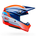 BELL Moto-10 Mips FALCON MX | Enduro Helmet (Orange/Blue/White)