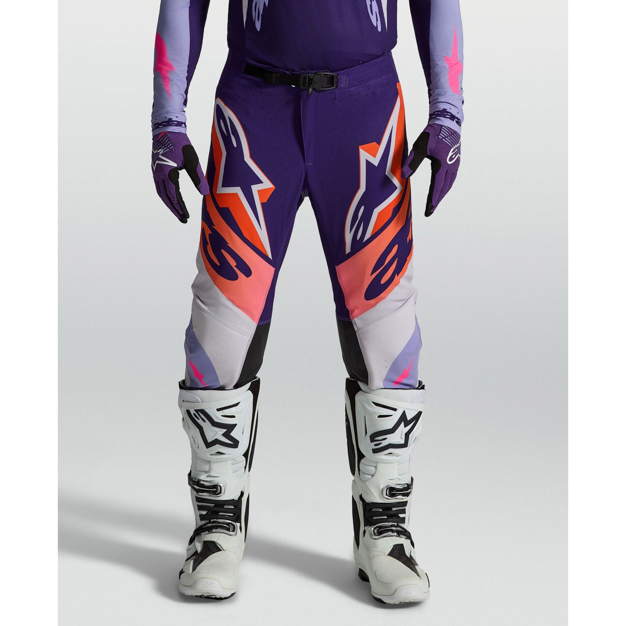 Alpinestars SuperTech DYNA Kit Deal (Light Violet/Deep Purple/Pink Fluo)