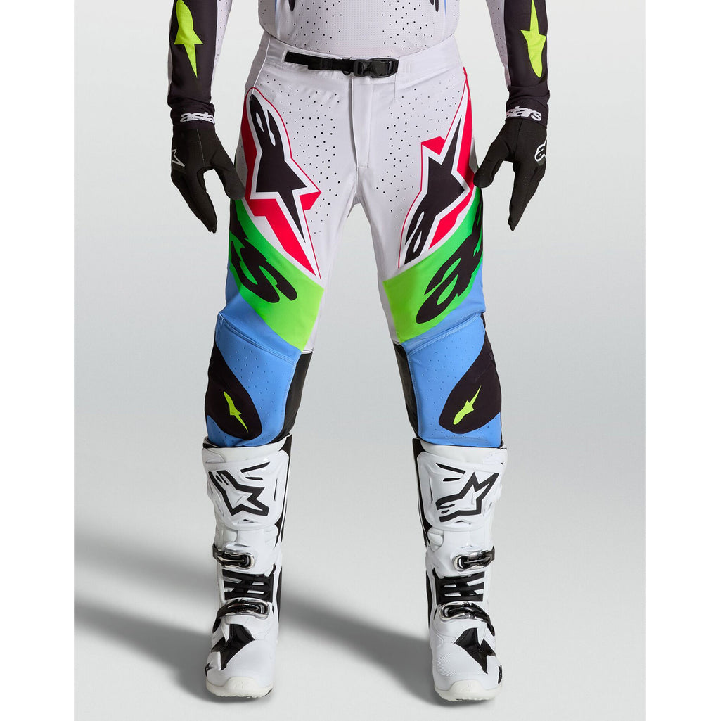 Alpinestars SuperTech DYNA Gear Set (Light Lilac/Green Fluo/Black)