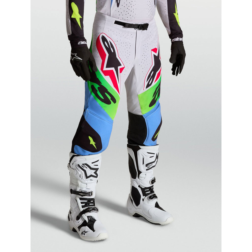 Alpinestars SuperTech DYNA Gear Set (Light Lilac/Green Fluo/Black)