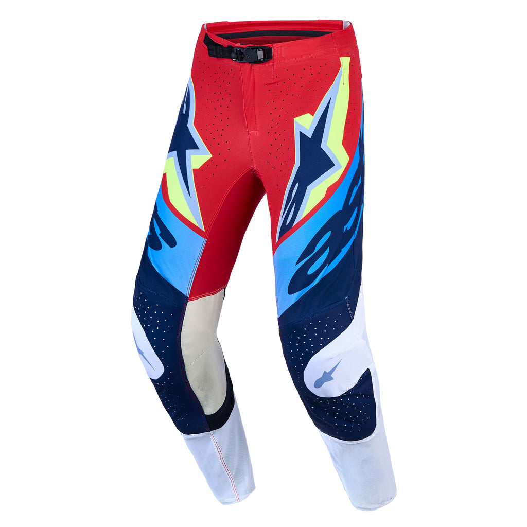 Alpinestars SuperTech DYNA Kit Deal (Fire Red/White/Navy Blue)