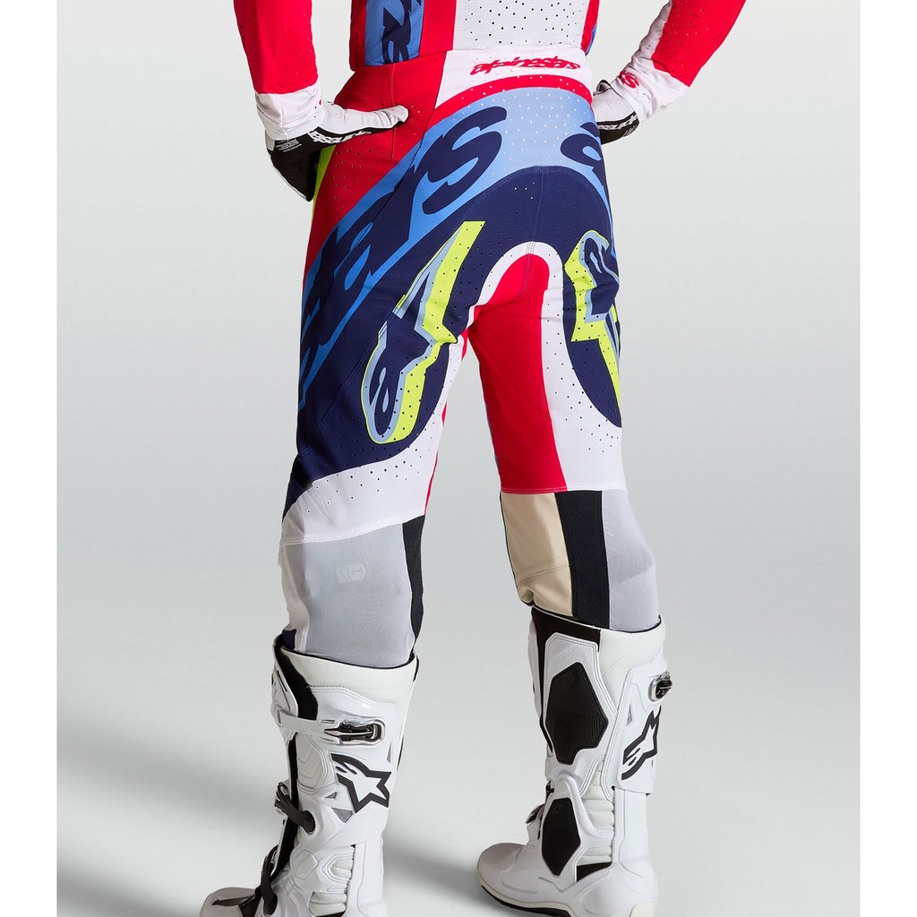 Alpinestars SuperTech DYNA Kit Deal (Fire Red/White/Navy Blue)