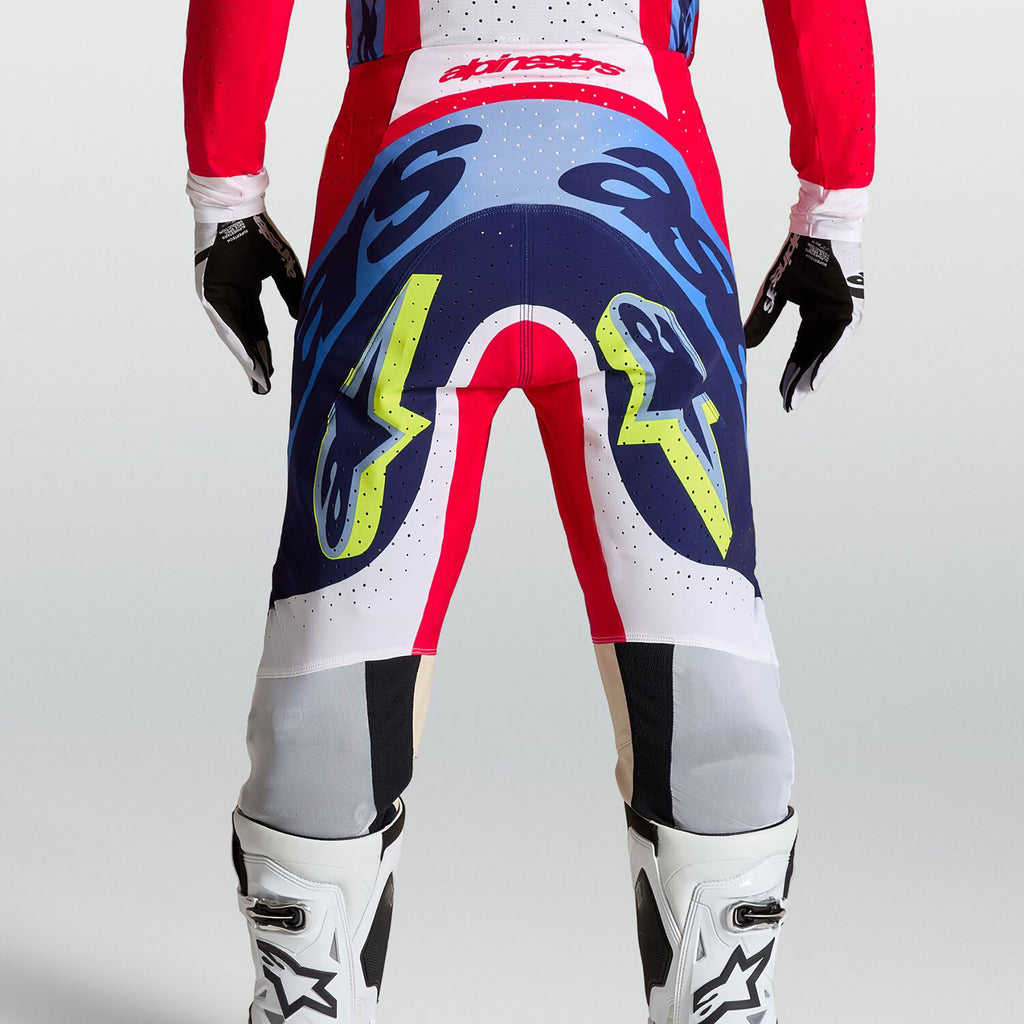 Alpinestars SuperTech DYNA Kit Deal (Fire Red/White/Navy Blue)