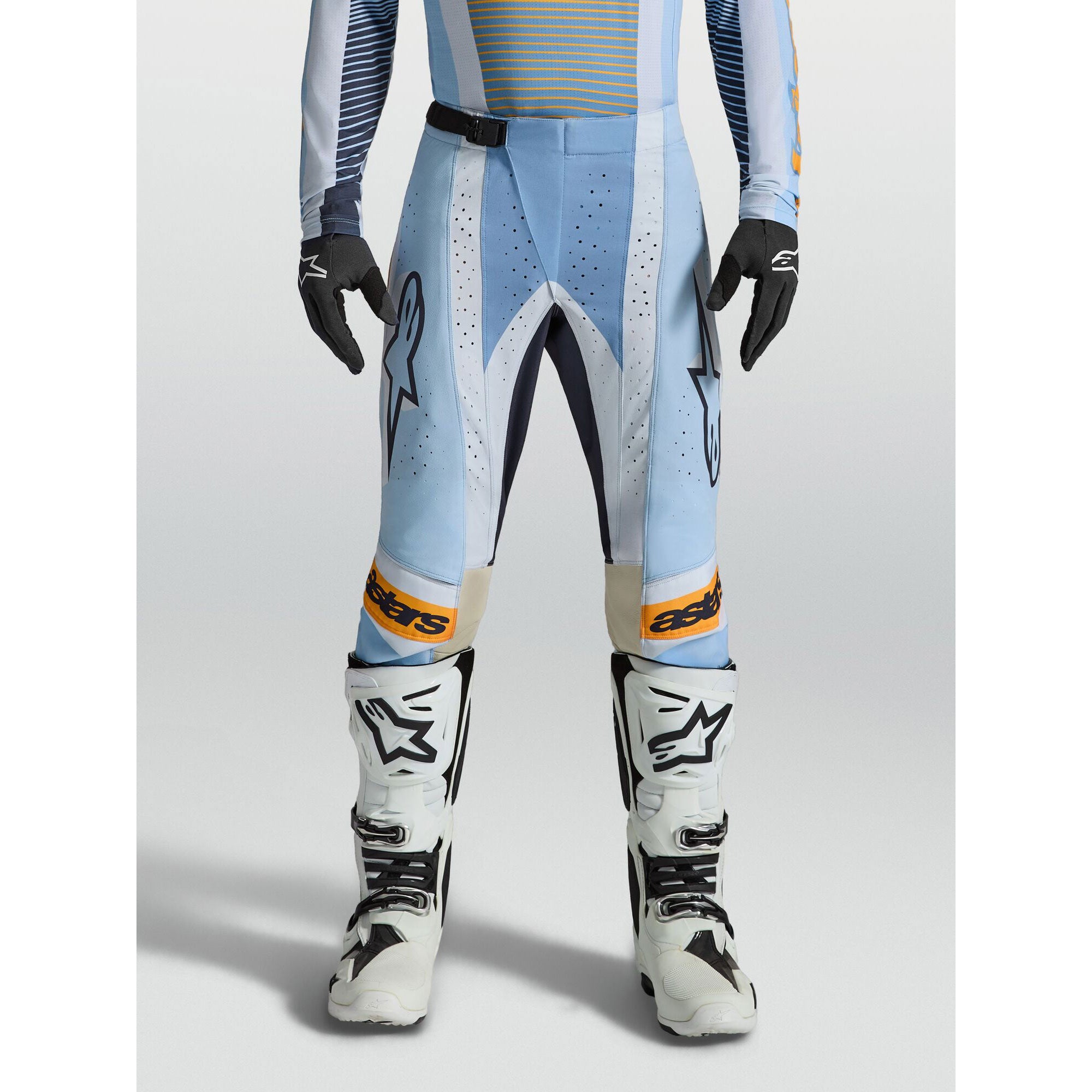 Alpinestars Techstar MAVEN Kit Deal (Dust Blue/Tangerine/Black)