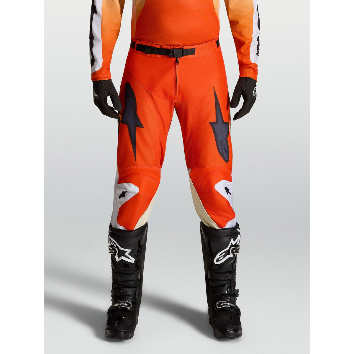 Alpinestars Racer AMBER MX Gear Set (Cardinal Red/Light Lilac/Black)