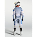 Alpinestars Racer AMBER MX Gear Set (Ash Gray/Light Lilac/Ucla Blue)