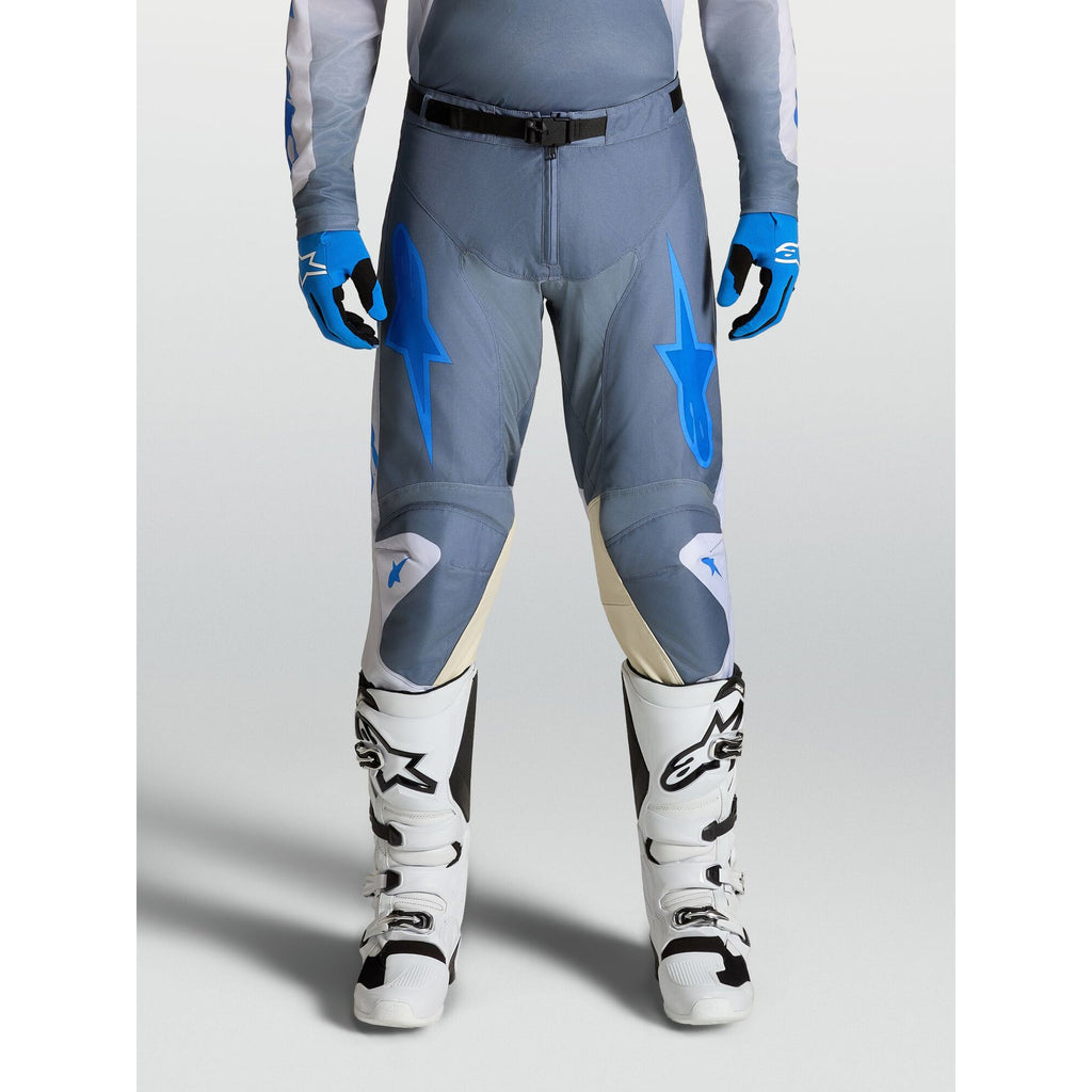 Alpinestars Racer AMBER MX Pants (Ash Gray/Light Lilac/Ucla Blue)