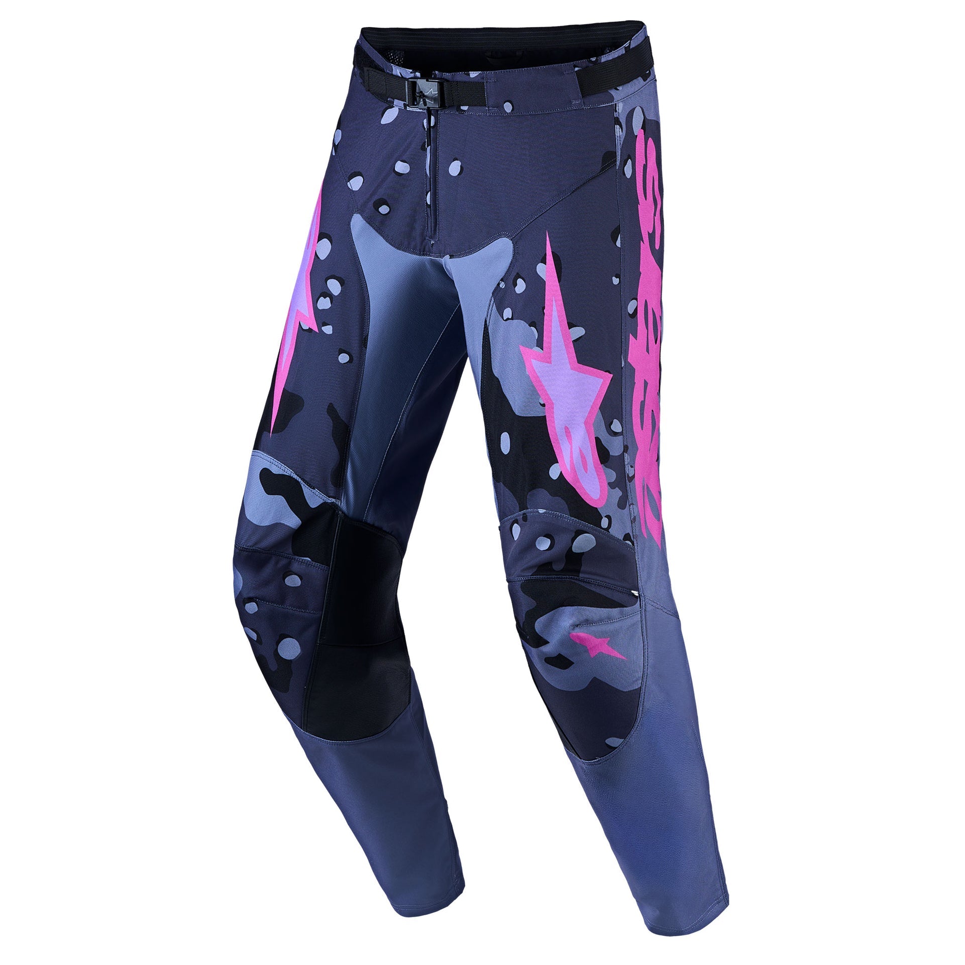 Alpinestars Racer LONE MX Pants (Grey Camo/Purple)