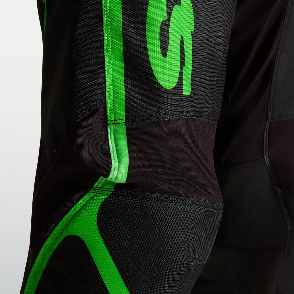 Alpinestars Fluid APEX V2 MX Pants (Black/Green Fluo)