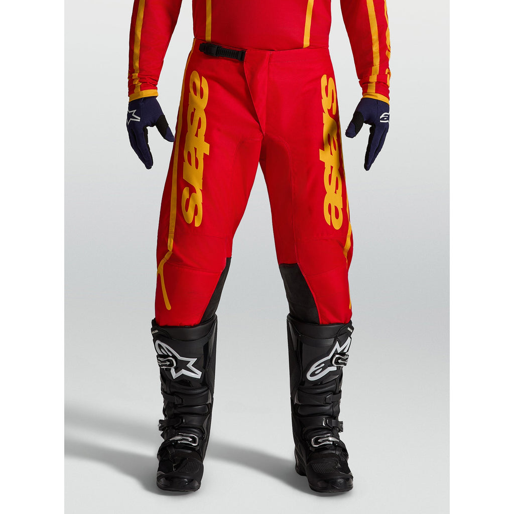 Alpinestars Fluid APEX V2 MX Pants (Fire Red/Gold)