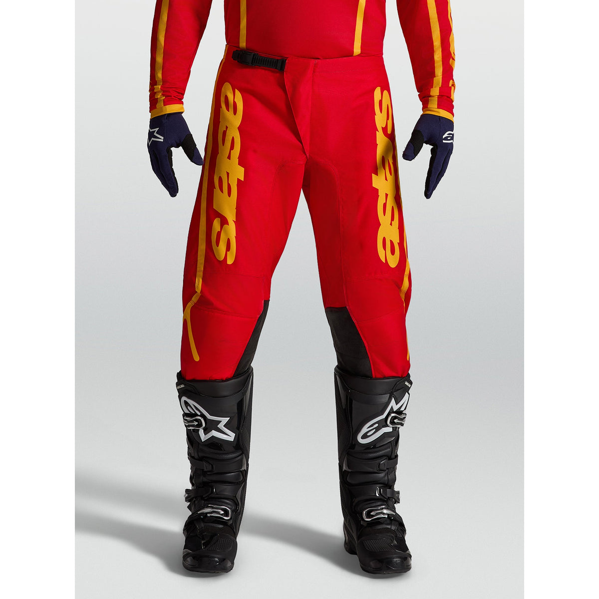 Alpinestars Fluid APEX V2 MX Pants (Fire Red/Gold)