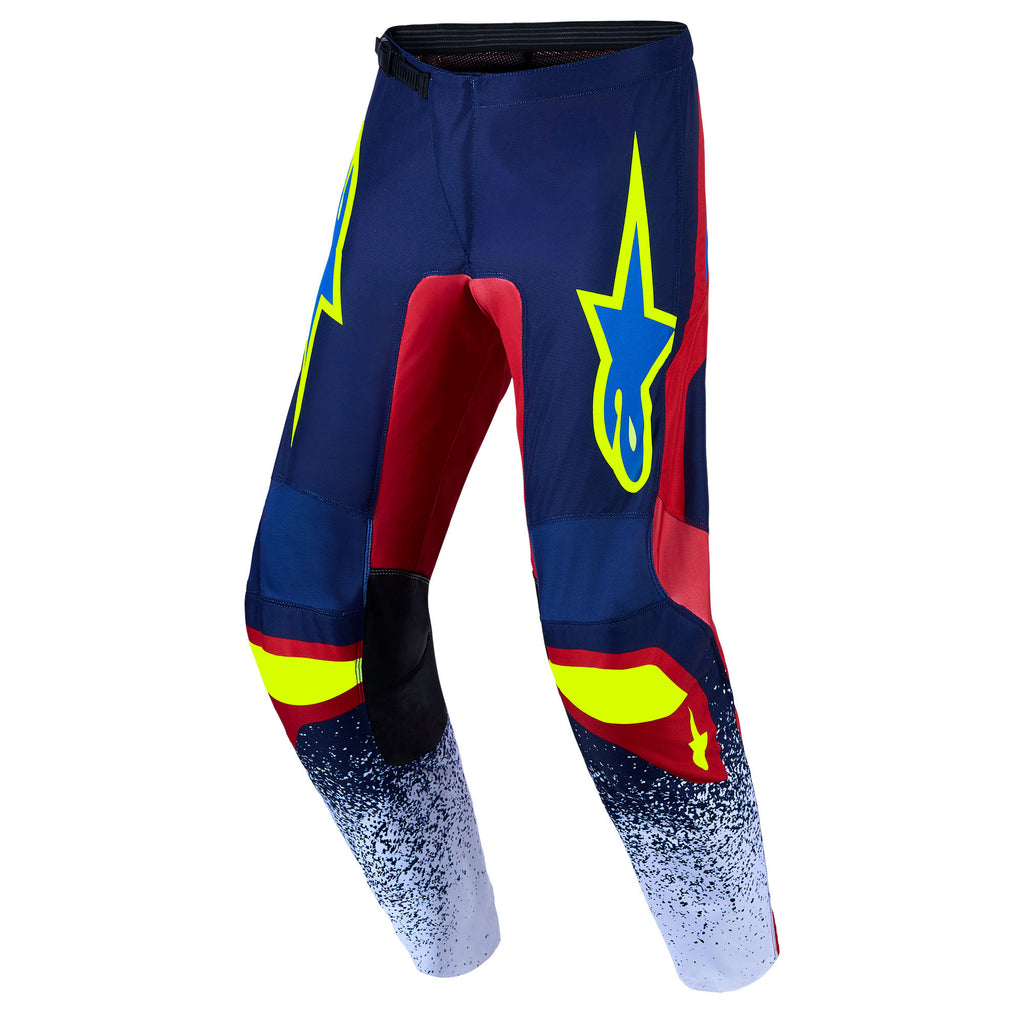 Alpinestars Fluid DRAG MX Gear Set (Blue Navy/Fire Red/White)