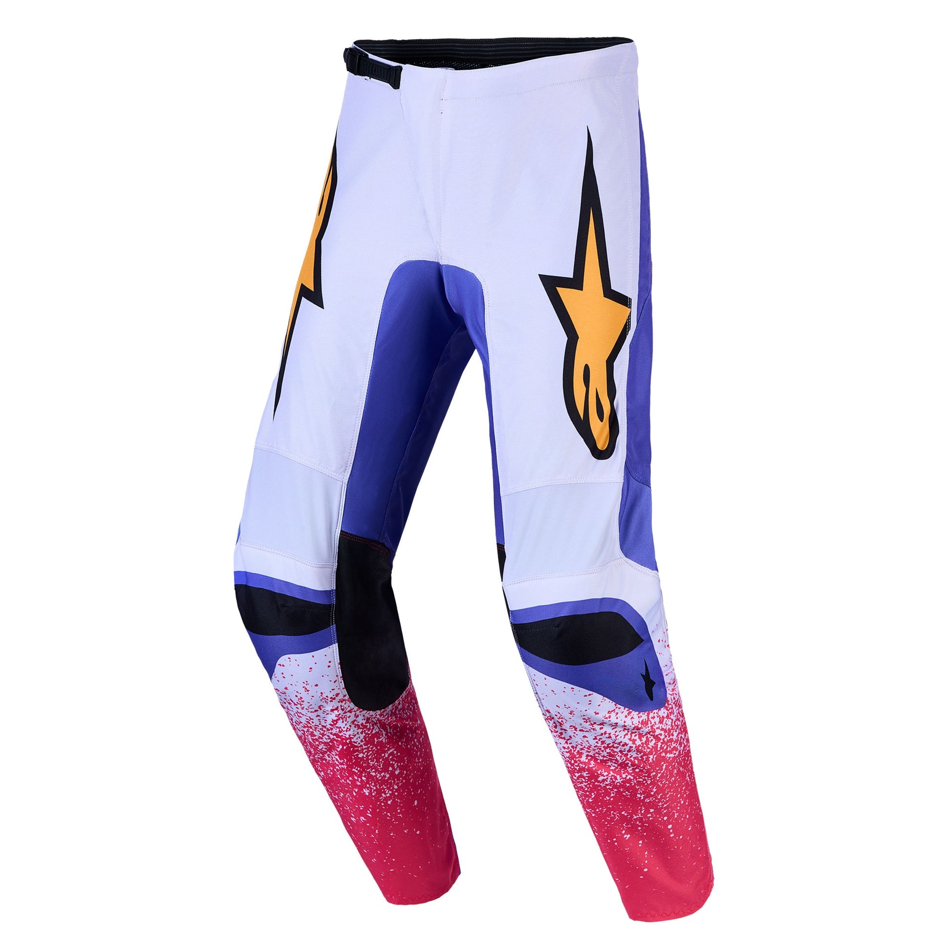 Alpinestars Fluid DRAG MX Pants (Light Lilac/Blue Iris/Gold)
