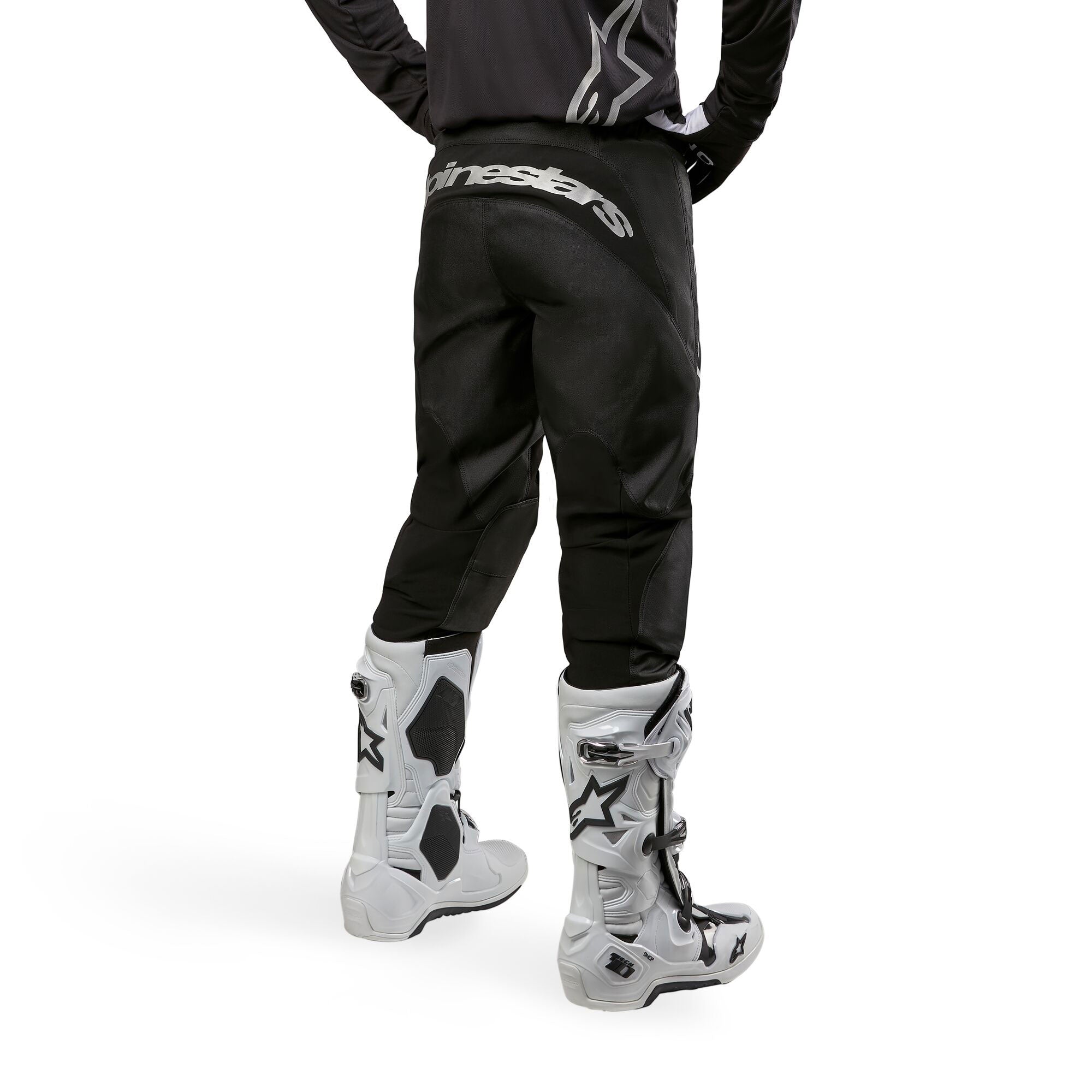 Alpinestars Fluid Graphite MX Gear Set (Black/Silver)