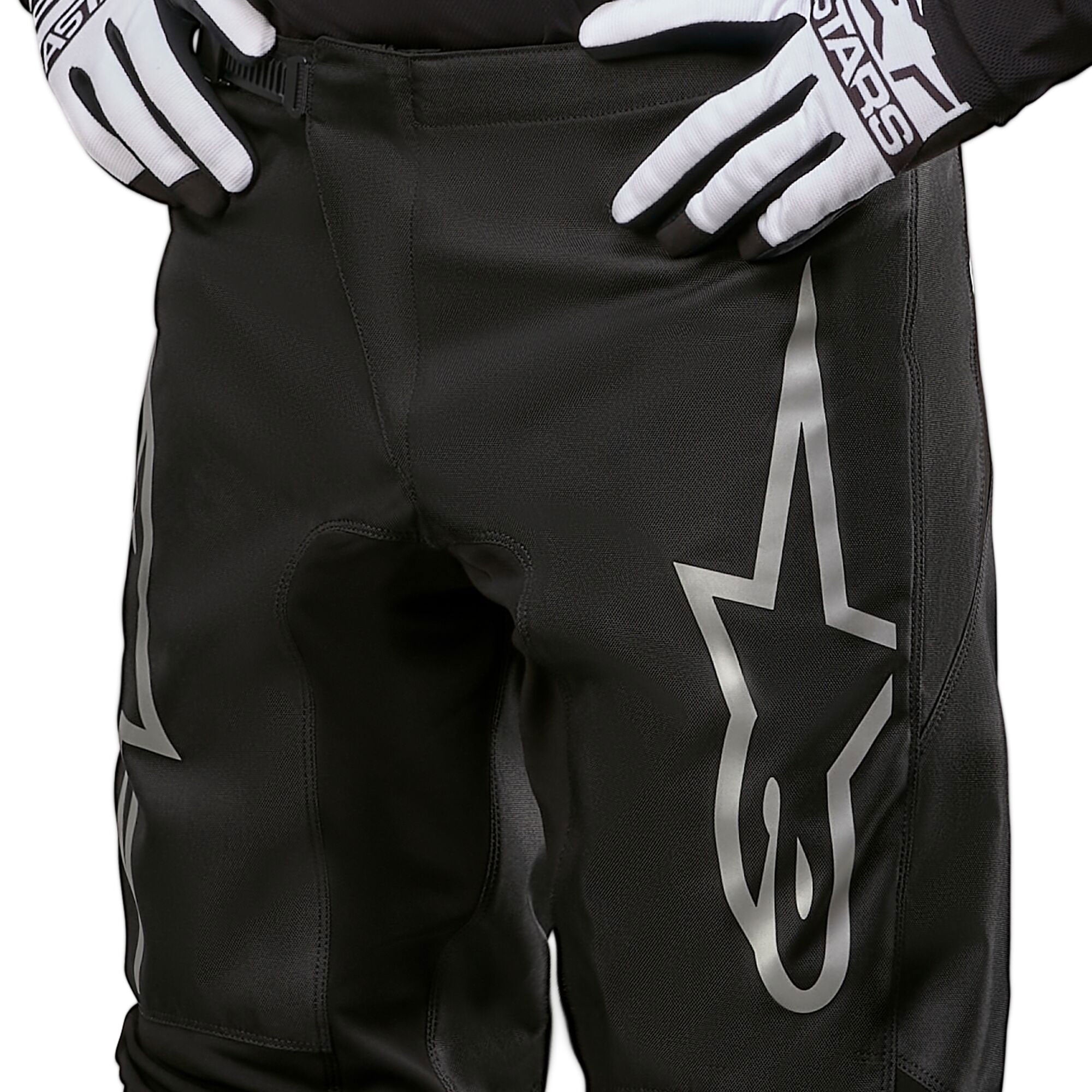 Alpinestars Fluid Graphite MX Gear Set (Black/Silver)