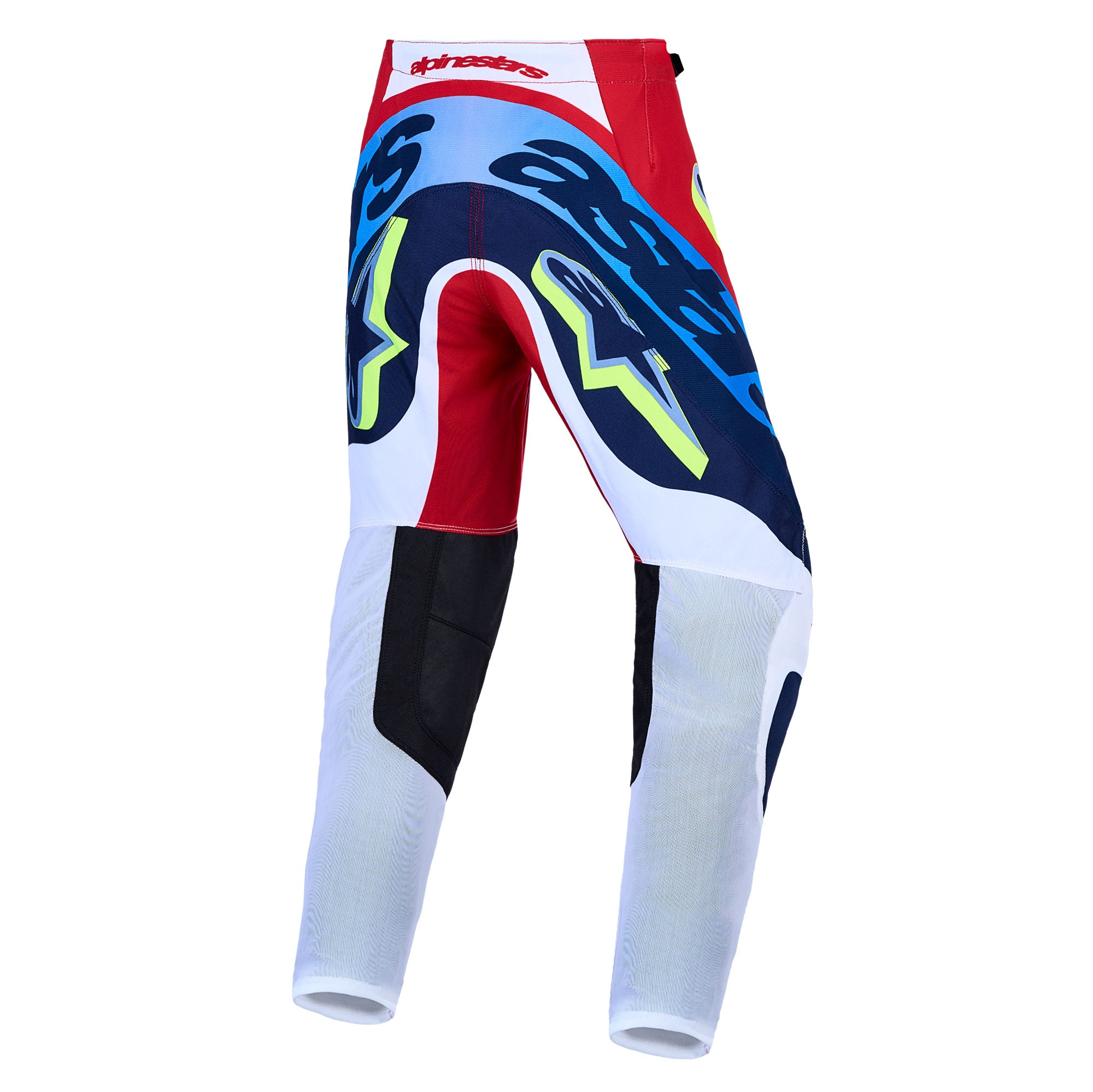 Alpinestars Youth Supertech DYNA MX Gear Set (Fire Red/White/Navy Blue)