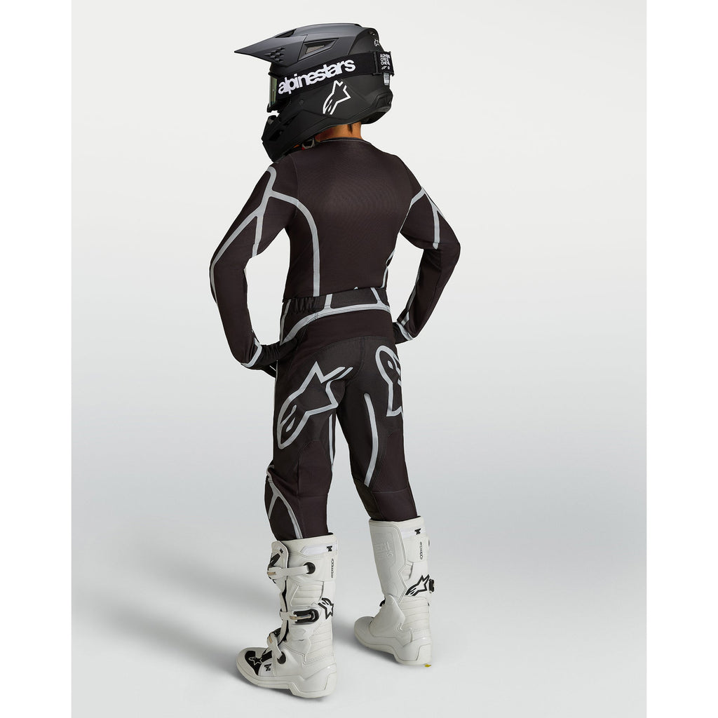 Alpinestars Youth Fluid APEX MX Pants (Black/Silver)