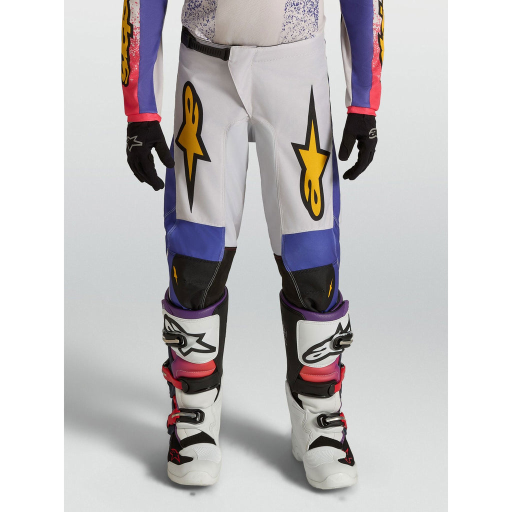 Alpinestars Youth Fluid DRAG MX Pants (Light Lilac/Blue Iris/Gold)