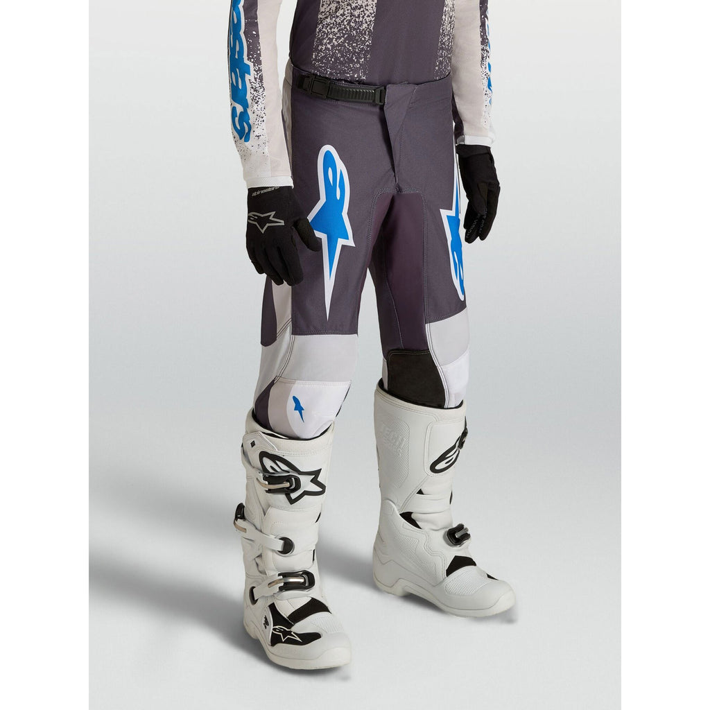 Alpinestars Youth Fluid DRAG MX Pants (Graystone/Light Lilac/UCLA Blue)
