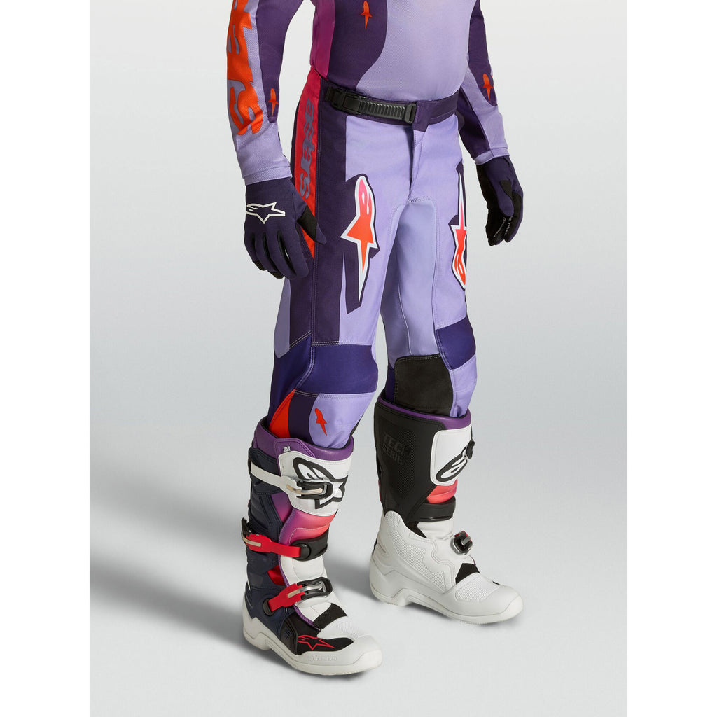 Alpinestars Youth Fluid HUNT MX Gear Set (Light Violet/Deep Purple/Pink Fluo)