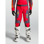 Alpinestars Youth Fluid HUNT MX Gear Set (Fire Red/Graystone/Hot Coral)