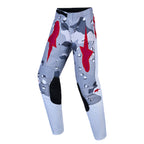 Alpinestars Youth Fluid LONE MX Gear Set (Grey Camo/White/Fire Red)