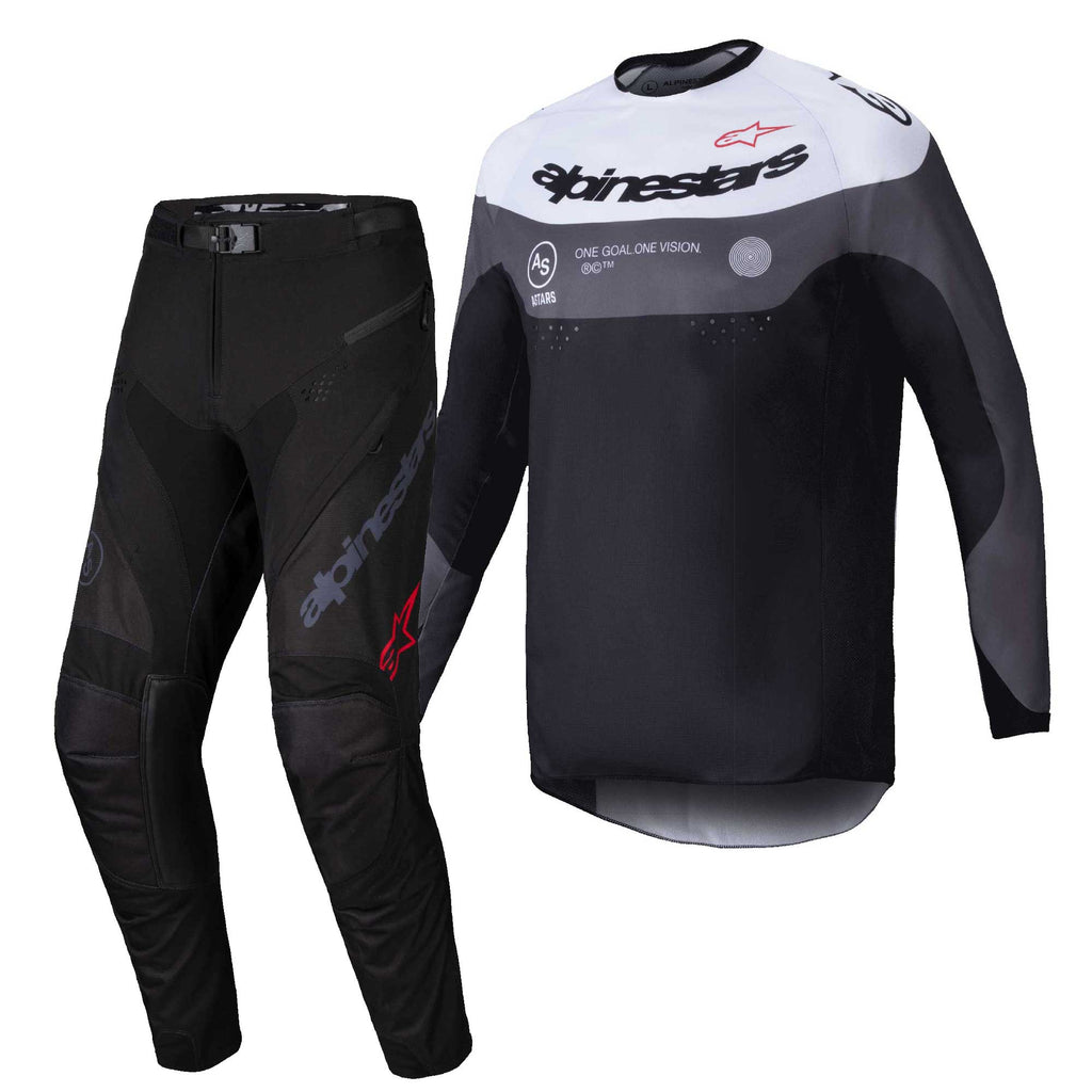 Alpinestars ENDURO Jersey & Pant Kit Deal PRO-Dura (Black/Magnet/White)