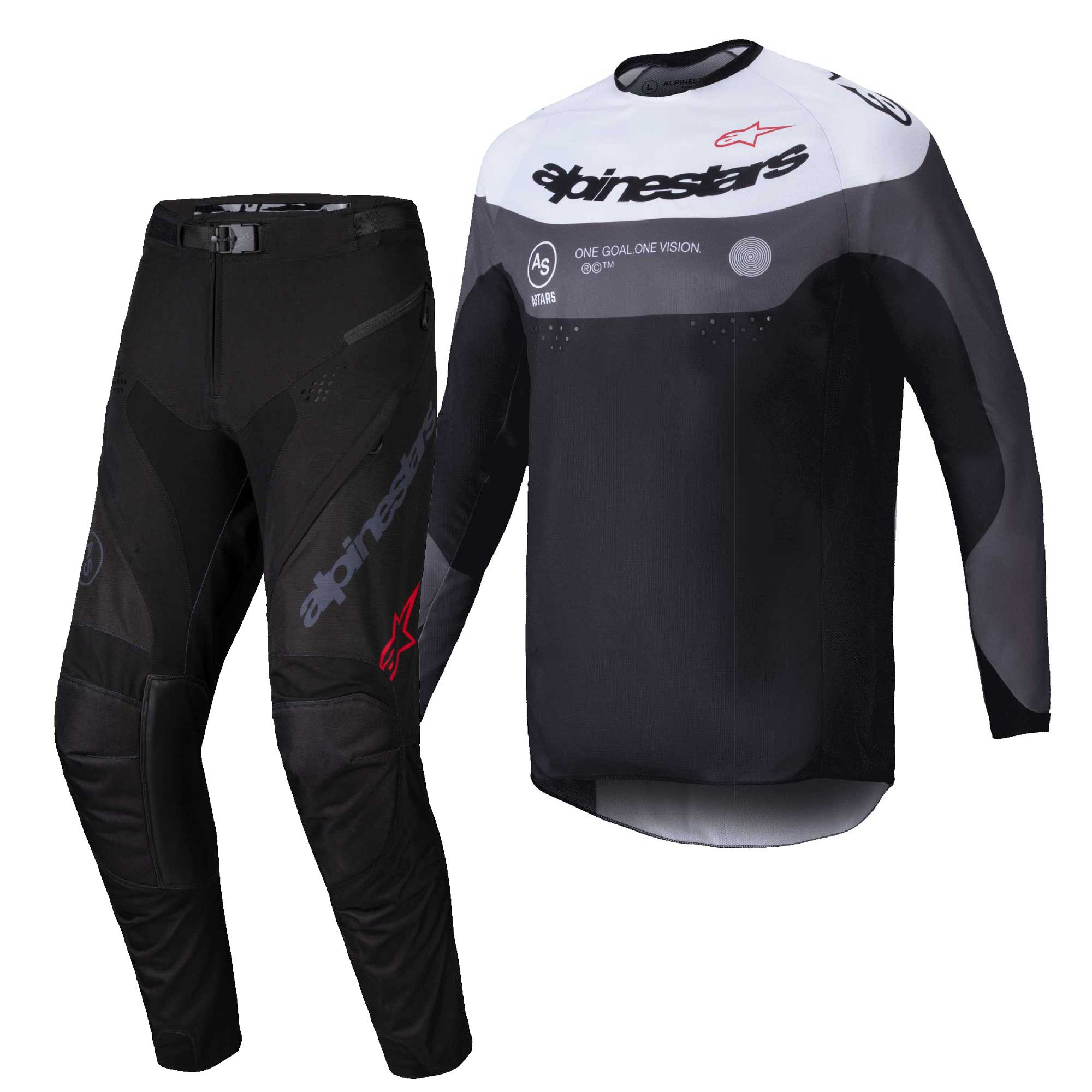 Alpinestars ENDURO Jersey & Pant Kit Deal PRO-Dura (Black/Magnet/White)